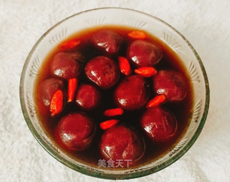 紫薯汤圆的做法