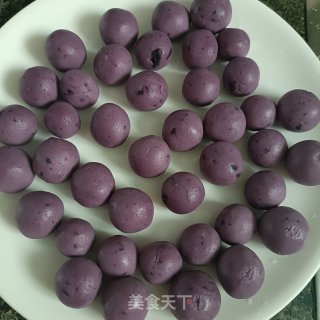 紫薯汤圆的做法步调：8