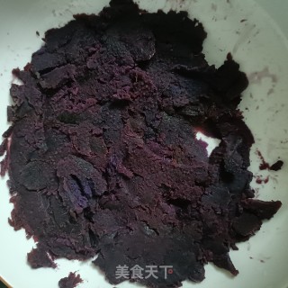 紫薯汤圆的做法步调：2
