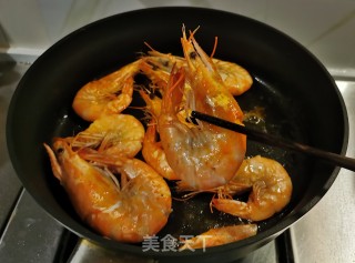 烹海虾的做法步调：7