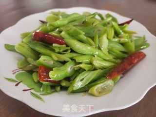 素炒四时豆的做法步调：6