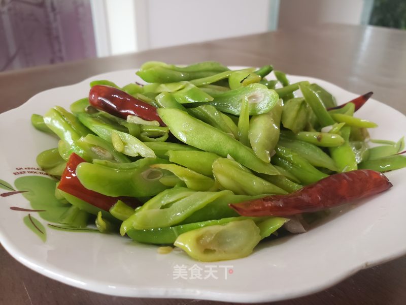 素炒四时豆的做法