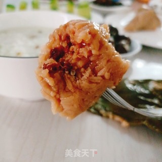肉馅粽子的做法步调：13