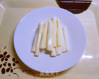 蓝莓酱山药的做法步调：2