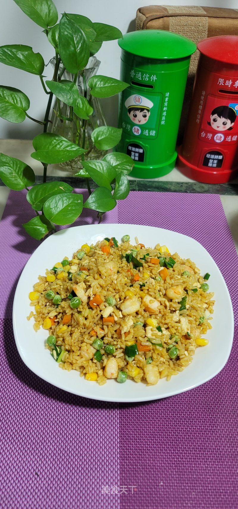 虾仁蛋炒饭的做法