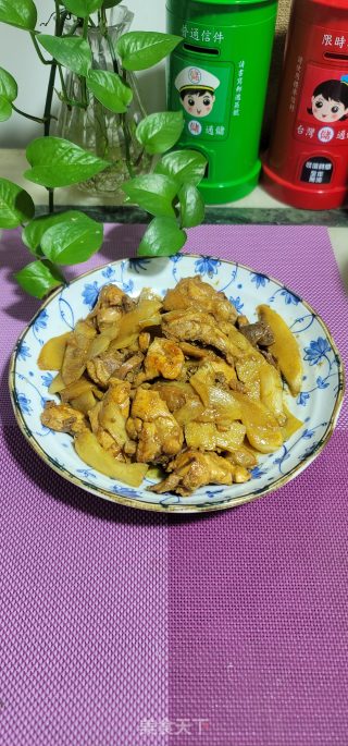 子姜焖鸡的做法步调：11