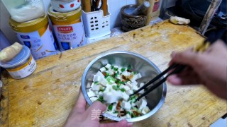 小葱拌豆腐的做法步调：4