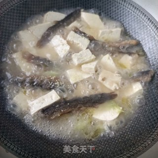 泥鳅炖豆腐的做法步调：6