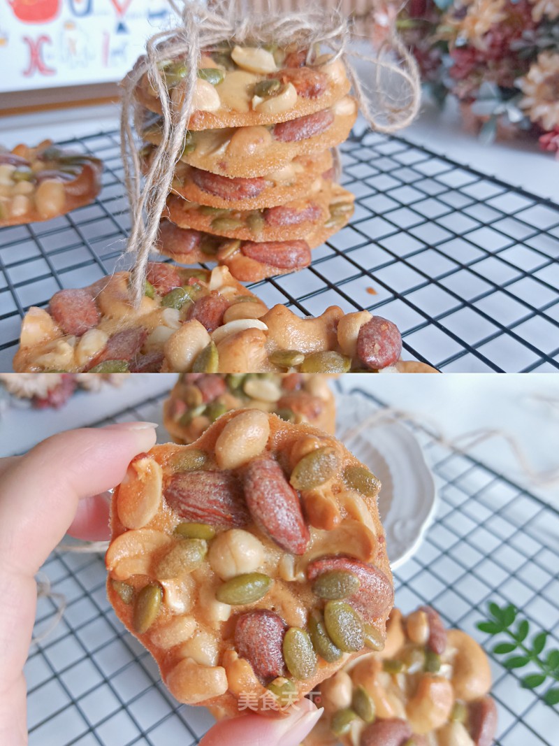 综开脆果坚饼的做法