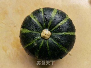 木樨紧子蒸贝贝北瓜的做法步调：1