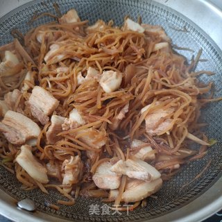 五花肉烧咸菜疙瘩的做法步调：16