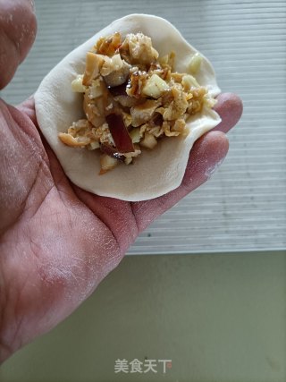 菜花素馅火饺的做法步调：12