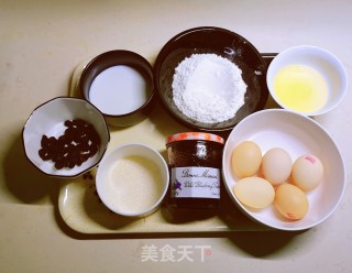 蓝莓果酱蛋糕的做法步调：1