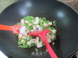 空心菜梗炒豆腐的做法步调：8