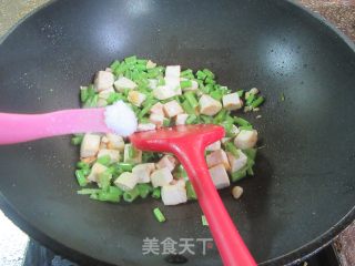 空心菜梗炒豆腐的做法步调：7