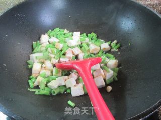 空心菜梗炒豆腐的做法步调：6