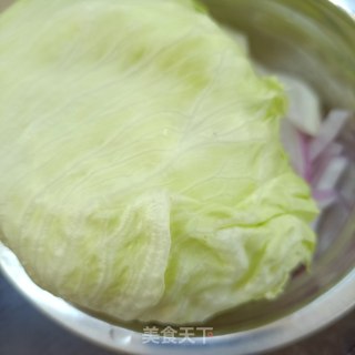 加脂死菜包的做法步伐
：9