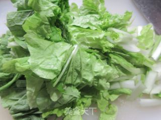 鸡蛋开洋炒毛毛菜的做法步调：4