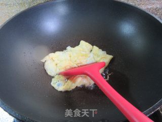 鸡蛋开洋炒毛毛菜的做法步调：5