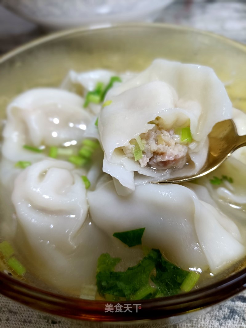 金针菇肉馄饨的做法