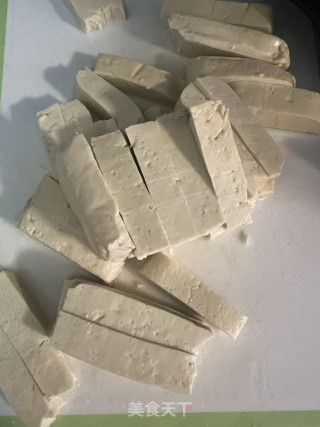 子姜葱段豆腐的做法步调：3