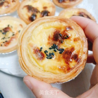 榴莲蛋挞的做法步伐
：16