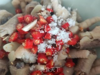 酸辣柠檬鸡爪的做法步调：10