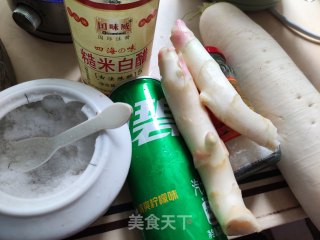 酸辣萝卜的做法步调：1