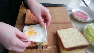 鸡蛋吐司里包的做法步伐
：21