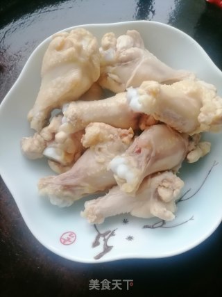 白烧鸡翅根的做法步调：2