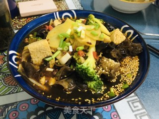 家庭版麻辣烫的做法步伐
：11