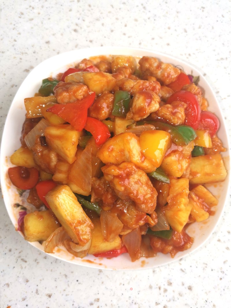 菠萝陈腐肉的做法