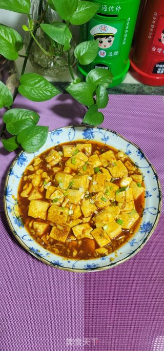 麻婆豆腐的做法步调：9