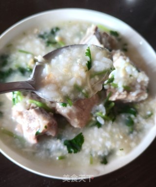 年夜云豆瑶柱龙骨粥的做法步调：10
