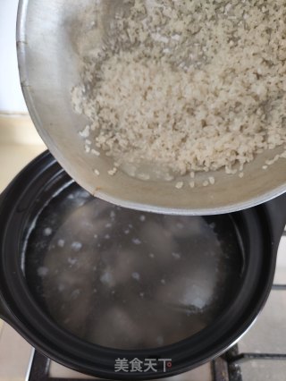 年夜云豆瑶柱龙骨粥的做法步调：8