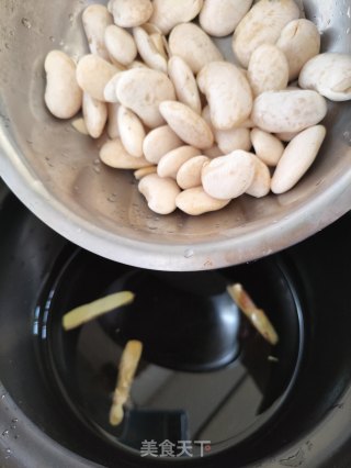 年夜云豆瑶柱龙骨粥的做法步调：4