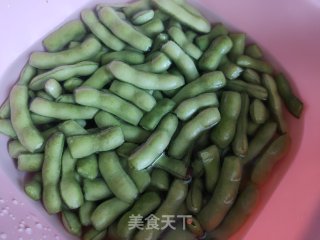 盐火毛豆的做法步调：2