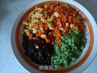 西兰花素馅火饺的做法步调：7