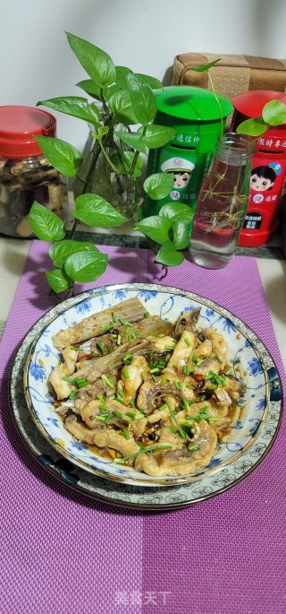 黄豆酱蒸坚肉鲩的做法步调：12