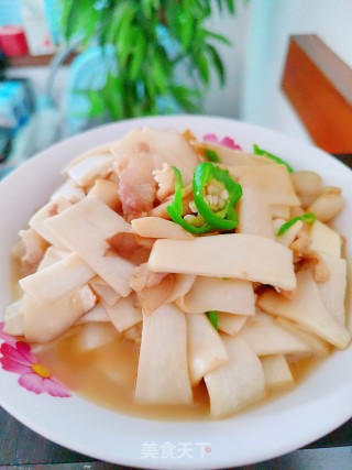 杏鲍菇炒肉的做法步调：10