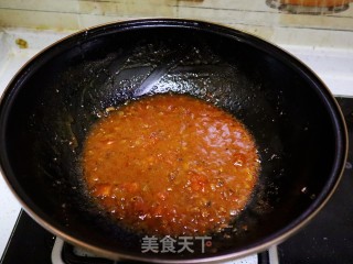 女童开胃饭番茄牛肉炸酱里！酸苦酱喷鼻，老小咸宜的做法步调：6
