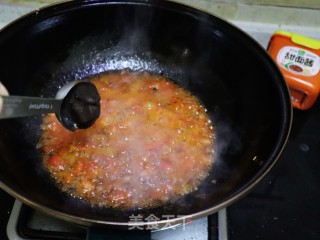 女童开胃饭番茄牛肉炸酱里！酸苦酱喷鼻，老小咸宜的做法步调：5