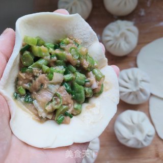 猪肉豇豆煎包的做法步调：10