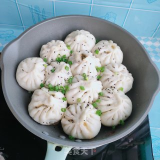 猪肉豇豆煎包的做法步调：17