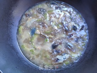 苦瓜京彩汤的做法步调：7