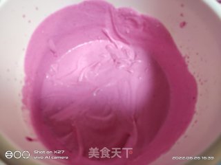 水龙果桃子慕斯蛋糕的做法步调：3