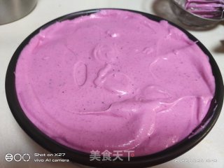 水龙果桃子慕斯蛋糕的做法步调：8