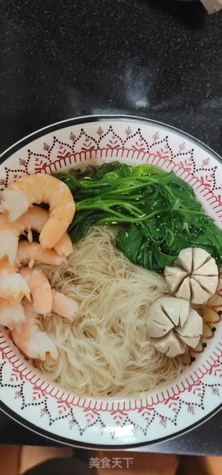 肉丸陈虾煮里线的做法步调：9