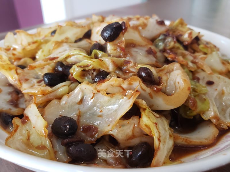 豆豉圆利剑菜的做法