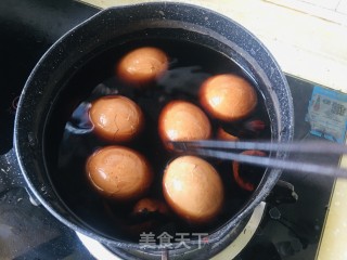 核桃壳煮鸡蛋的做法步调：11